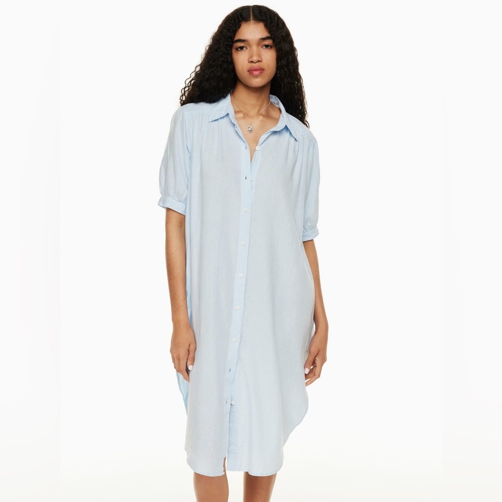 Aritzia Wilfred Free Awaken Linen Dress